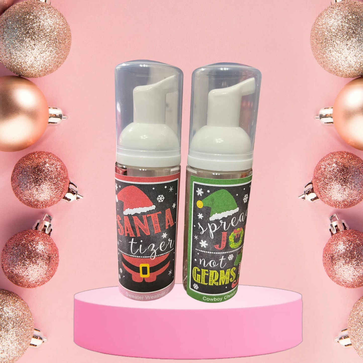Santa Tizer hand sanitizer