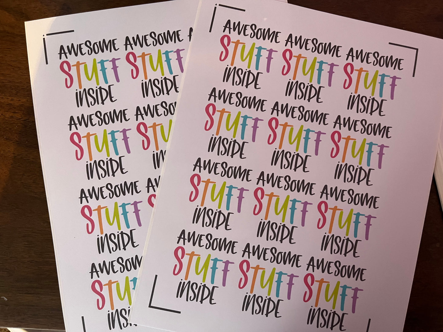 Packaging Stickers
