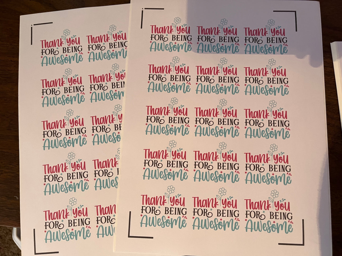 Packaging Stickers