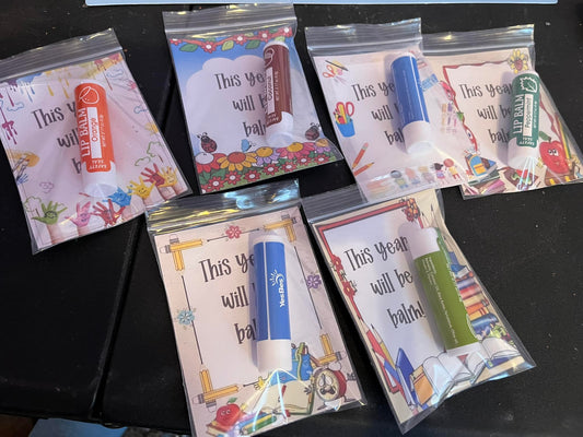 Teacher Appreciation lip balm