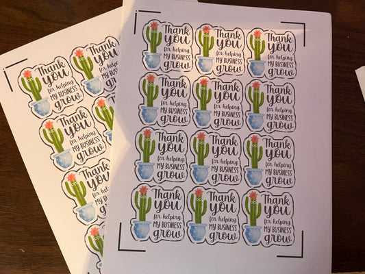 Packaging Stickers