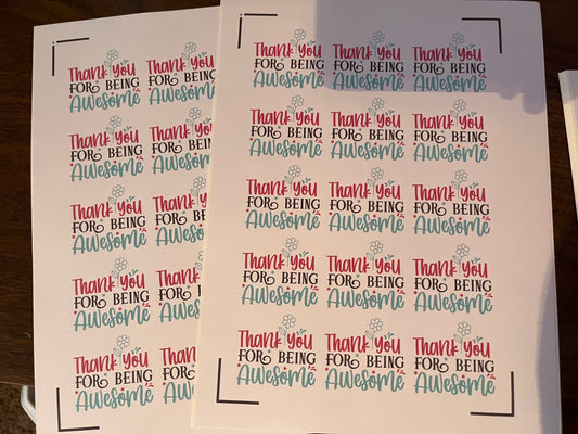 Packaging Stickers