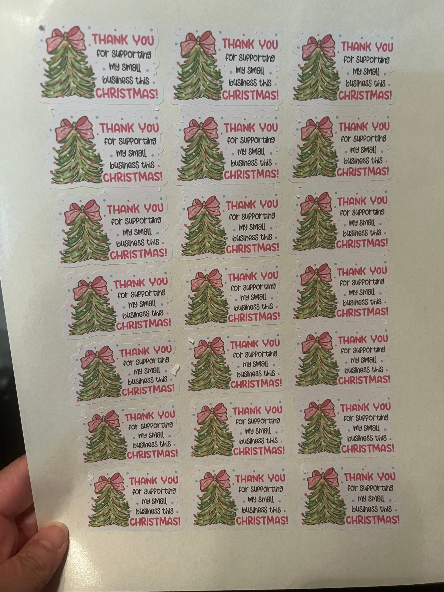Christmas Tree Labels