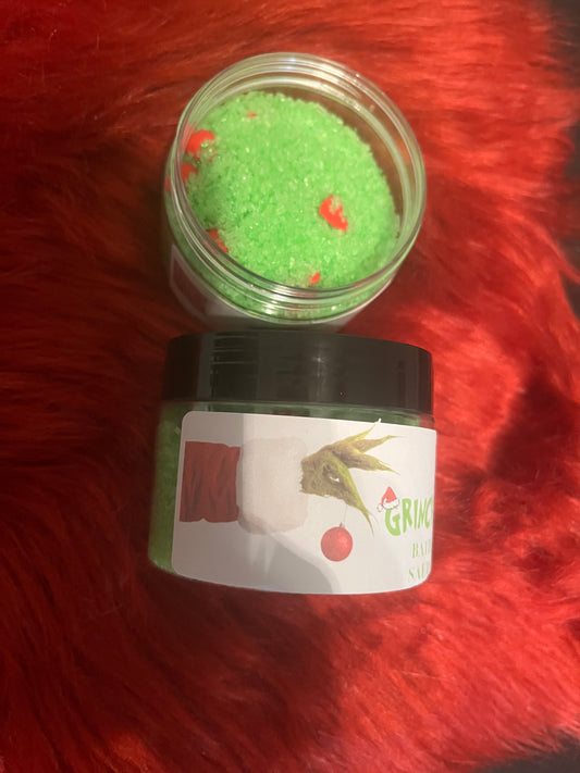 Grinch Bath salts