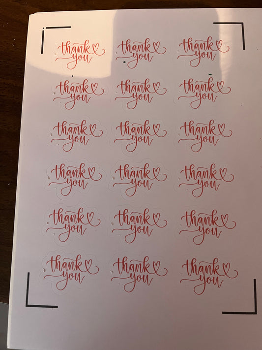 Packaging Stickers